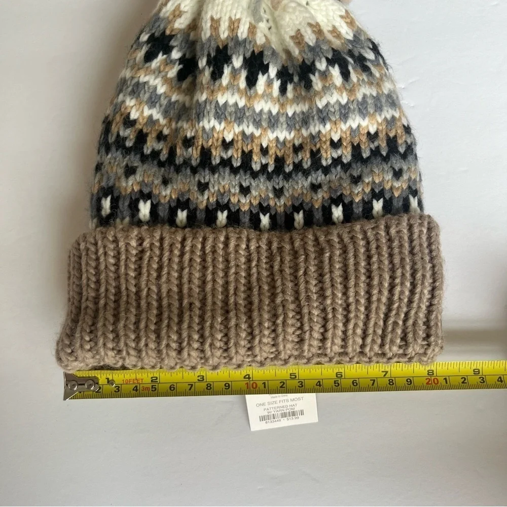 NWT Rooted Soul Neutral Knit Beanie OS